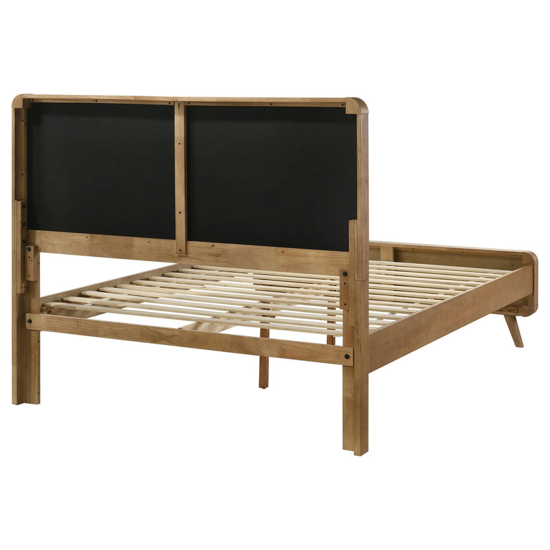 Robyn Wood Queen Platform Bed Light Ash - 225091Q