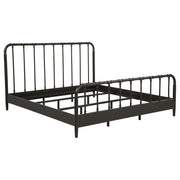 Rocco All Wood Water Pipe Open Frame Eastern King Bed Dark Bronze - 310035KE