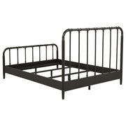 Rocco All Wood Water Pipe Open Frame Queen Bed Dark Bronze - 310035Q