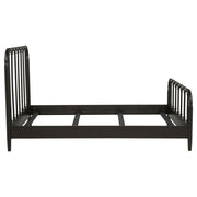 Rocco All Wood Water Pipe Open Frame Queen Bed Dark Bronze - 310035Q