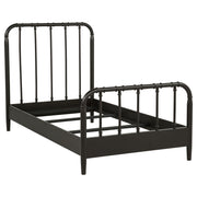 Rocco All Wood Water Pipe Open Frame Twin Bed Dark Bronze - 310035T