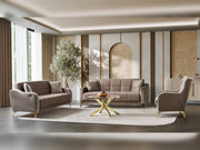 Rolex Convertible Sofa in Grey - 200-ST-ROL-VELVET405-3