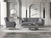 Rolex Convertible Sofa in Grey - 200-ST-ROL-VELVET405-3