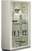 Roma 2-Door Curio White - i24043 - Lara Furniture