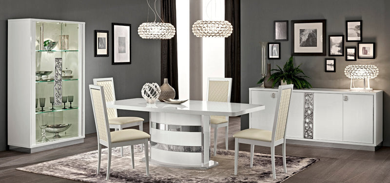 Roma 4 - Door Buffet White - Lara Furniture