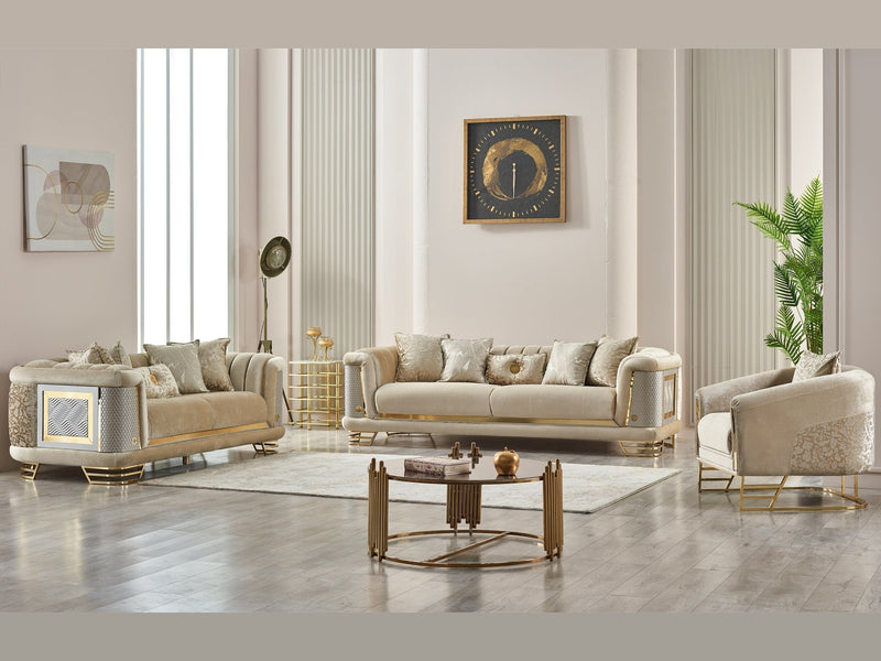 Romances 80" Wide Square Arm Loveseat - Loveseat