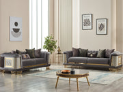Romances 80" Wide Square Arm Loveseat - Loveseat