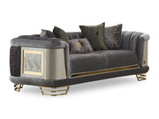 Romances 80" Wide Square Arm Loveseat - Loveseat