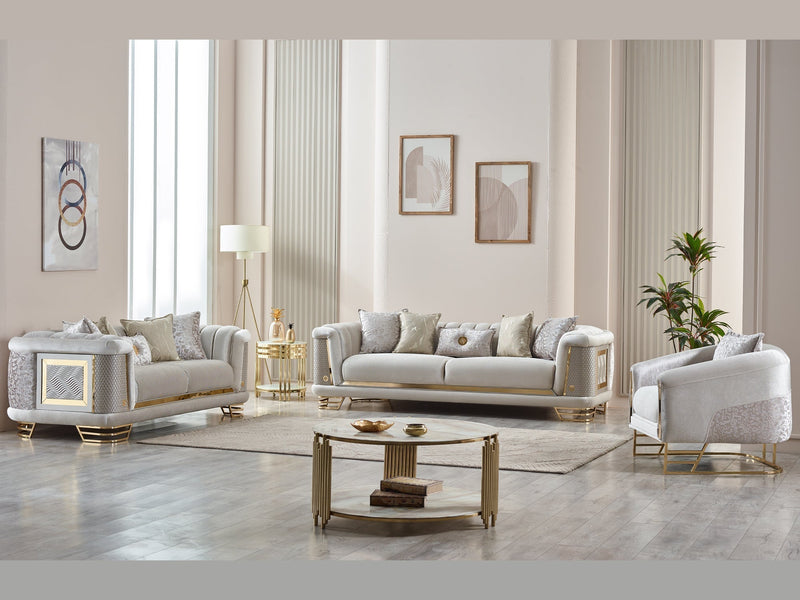 Romances 80" Wide Square Arm Loveseat - Loveseat