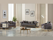 Romances 80" Wide Square Arm Loveseat - Loveseat