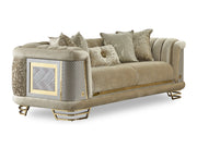 Romances 80" Wide Square Arm Loveseat - Loveseat