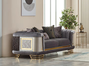 Romances 80" Wide Square Arm Loveseat - Loveseat