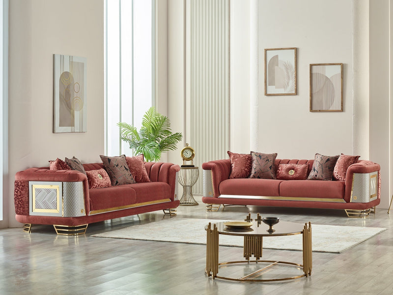 Romances 98" Wide Square Arm Sofa - Sofas