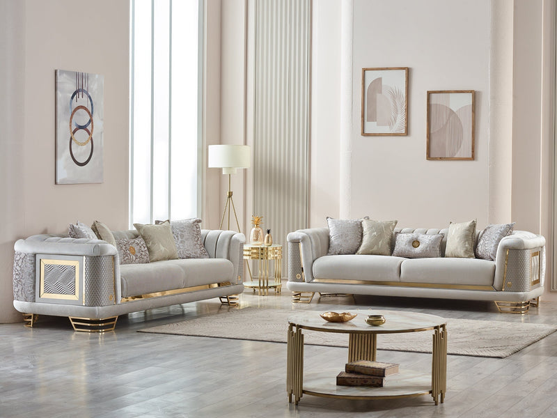 Romances 98" Wide Square Arm Sofa - Sofas