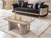 Romans 3-pieces (Sofa & Loveseat & Chair) Livingroom Set Black in Black - 101-ROM-LV900-321