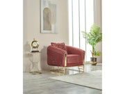 Romans 3-pieces (Sofa & Loveseat & Chair) Livingroom Set Brick in Brick - 101-ROM-SIE210-321