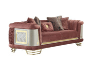 Romans Stationary Loveseat Brick in Brick - 101-ROM-SIE210-2