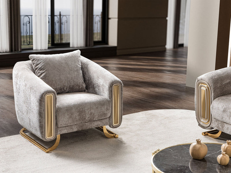 Romeo Chair in Beige - 200-ST-ROM-HENRY07-B