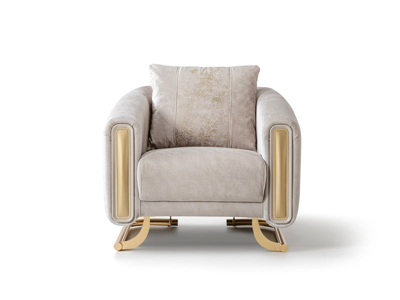Romeo Chair in Beige - 200-ST-ROM-HENRY07-B