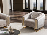 Romeo Chair in Beige - 200-ST-ROM-HENRY07-B