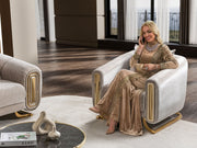 Romeo Chair in Cream - 200-ST-ROM-KENZO20-B