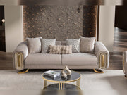 Romeo Stationary Loveseat in Cream - 200-ST-ROM-KENZO20-2