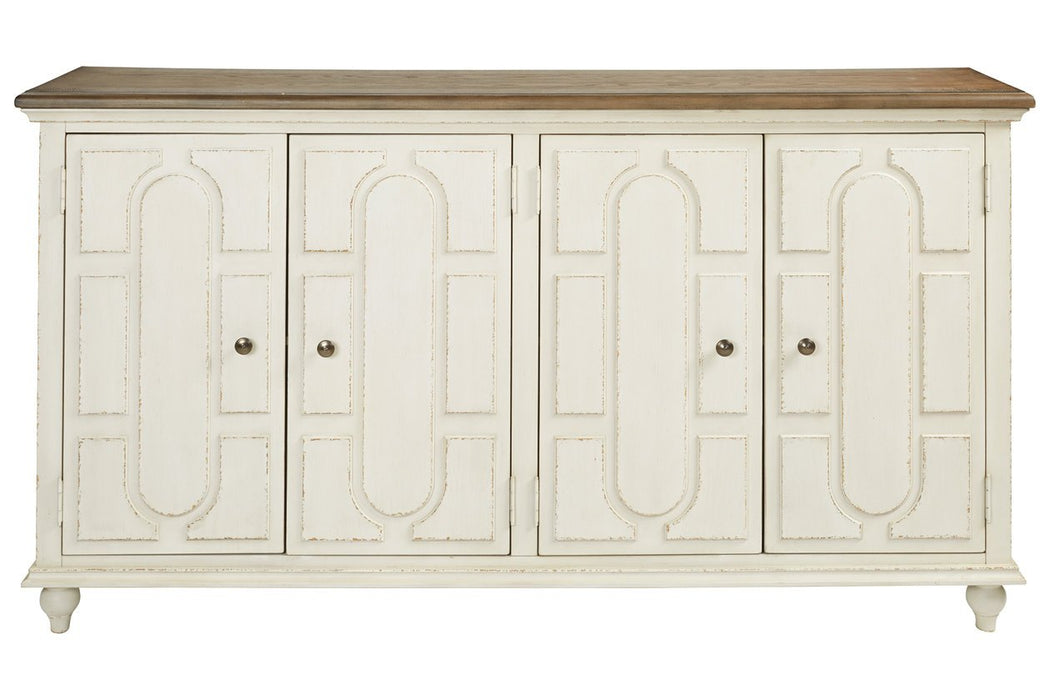 Roranville Antique White Accent Cabinet - Gate FurnitureCabinet