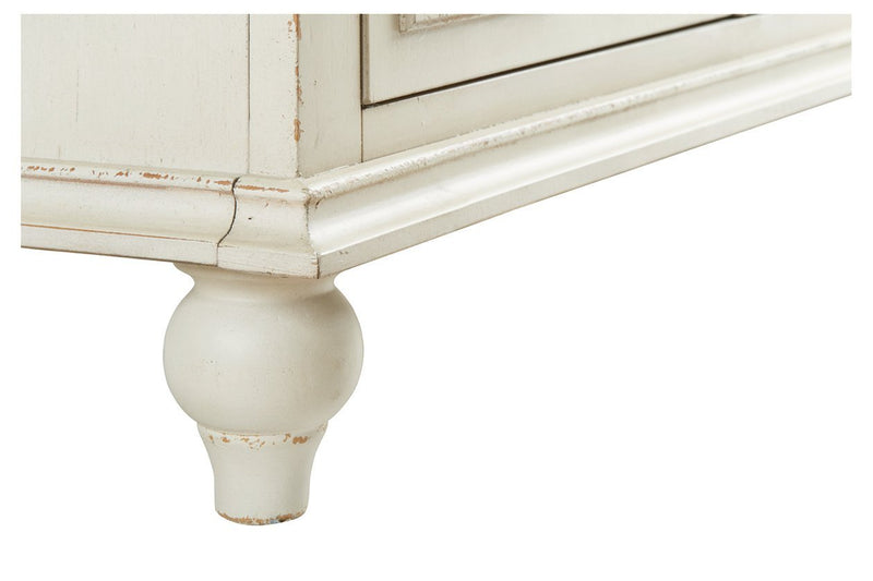 Roranville Antique White Accent Cabinet - Lara FurnitureCabinet
