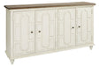 Roranville Antique White Accent Cabinet - Gate FurnitureCabinet