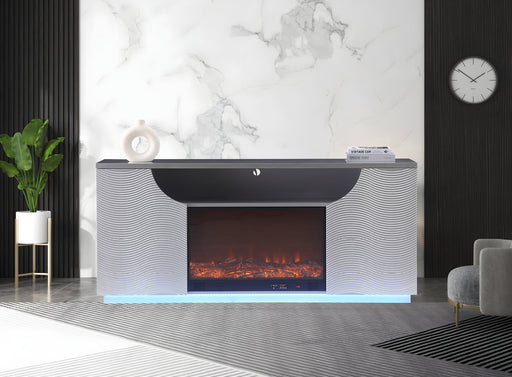 Rosario Silver Tv Stand - ROSARIO-SLVR-TVS
