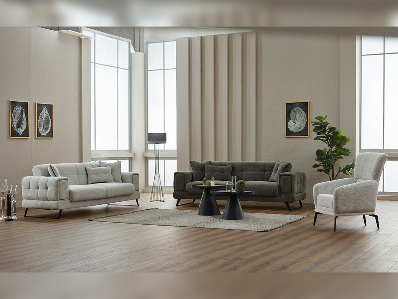 Rose Chair in Light Grey - 200-SIM-ROS-CALVE16-B