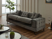 Rose Convertible Loveseat in Beige - 200-SIM-ROS-CALVE02-2