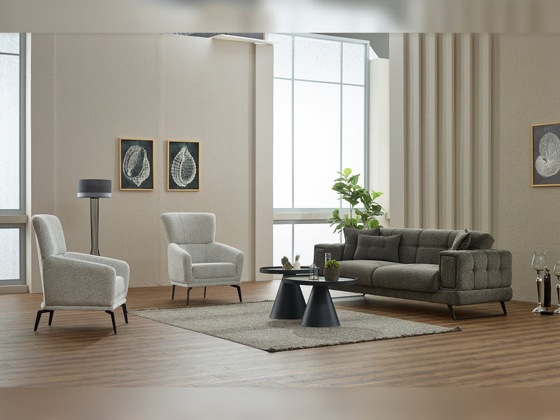 Rose Convertible Sofa in Beige - 200-SIM-ROS-CALVE02-3