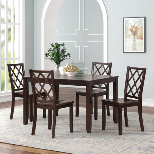 Rosie - 5 PC Dining Set, Table and 4 Chair 1SET/CTN - D333-5PC-Set