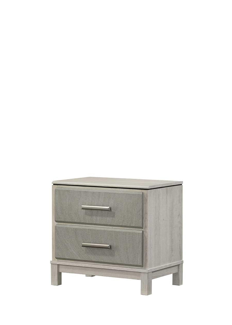 Roswell - 2 Drawers Beige Nightstand - B328-N