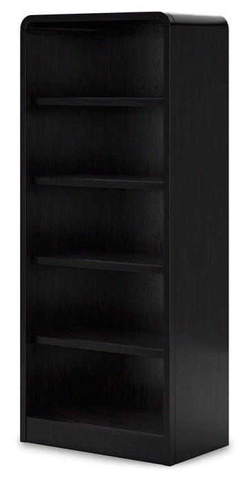 Rowanbeck Black 72" Bookcase - H821-17