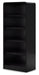 Rowanbeck Black 72" Bookcase - H821-17