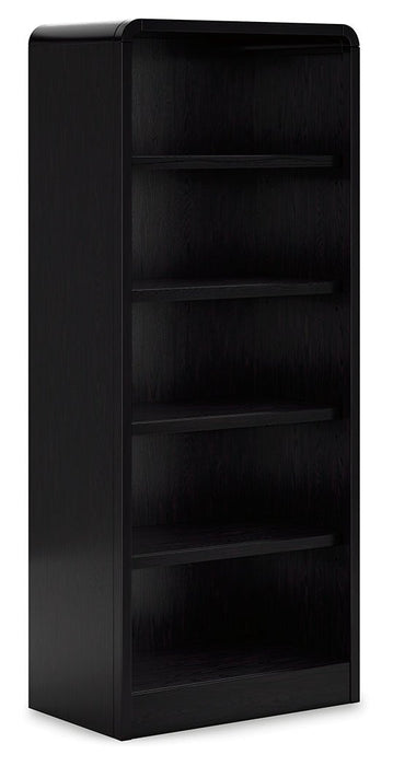 Rowanbeck Black 72" Bookcase - H821-17