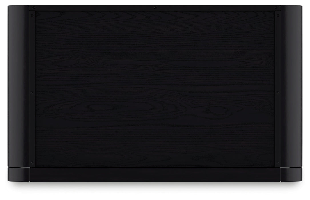 Rowanbeck Black 72" Bookcase - H821-17