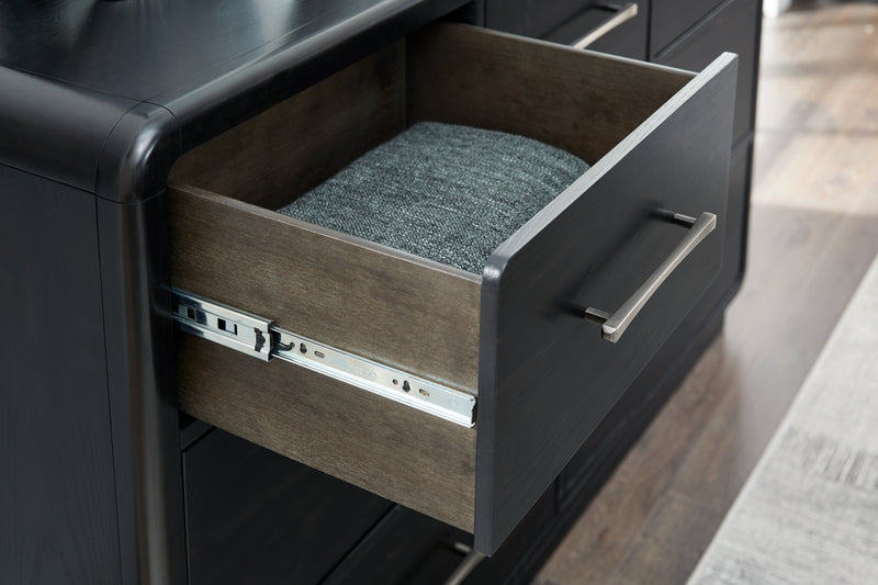 Rowanbeck Black Dresser - B821-31