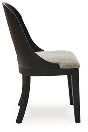 Rowanbeck Dining Table and 4 Chairs with Storage in Black from Ashley - Lara Furniture