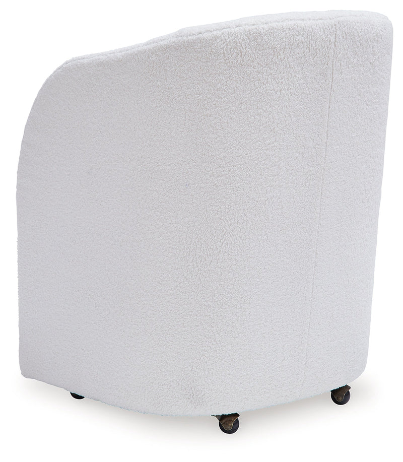 Rowanbeck Dining Table and 4 Chairs with Storage in Black from Ashley - Lara Furniture