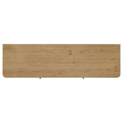 Rowe 65-inch 2-door Wood TV Stand Media Console Light Oak - 701652