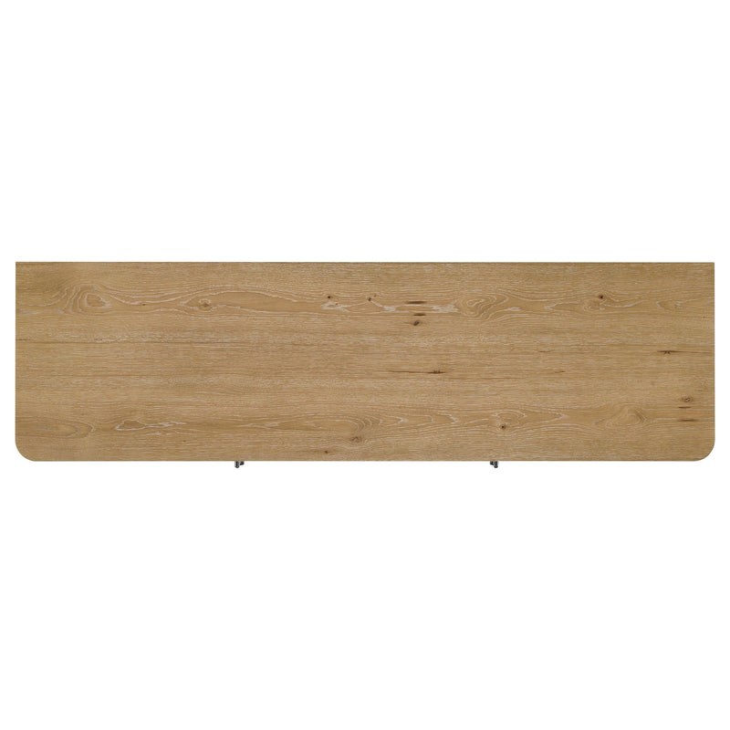 Rowe 65-inch 2-door Wood TV Stand Media Console Light Oak - 701652