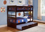 Rowe Cherry Twin/Twin Bunk Bed - Lara FurnitureBunk Bed
