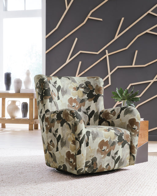 Rowenburg Multi Swivel Glider Accent Chair - A3000855