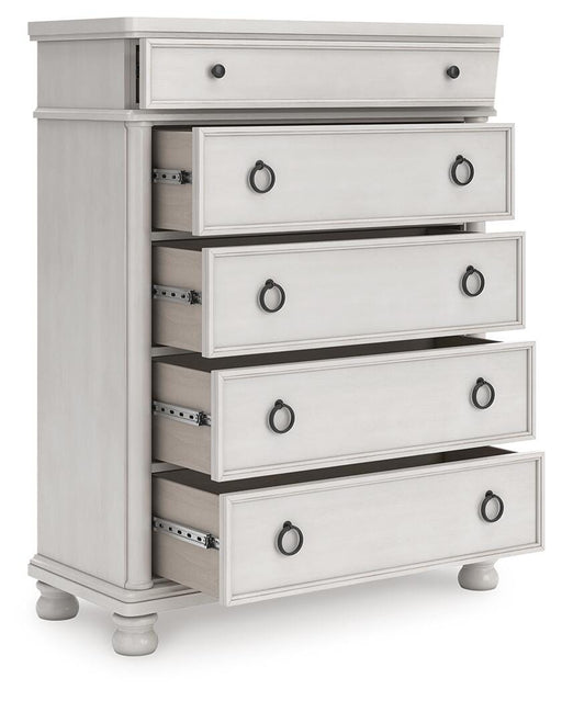 Rowlenstown Antique White Chest of Drawers - PCB823-46