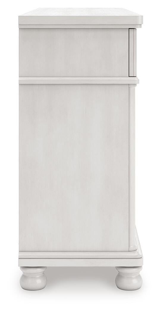 Rowlenstown Antique White Dresser - PCB823-31
