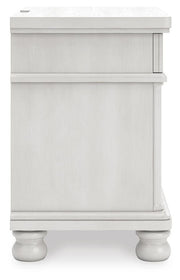 Rowlenstown Antique White Nightstand - PCB823-93