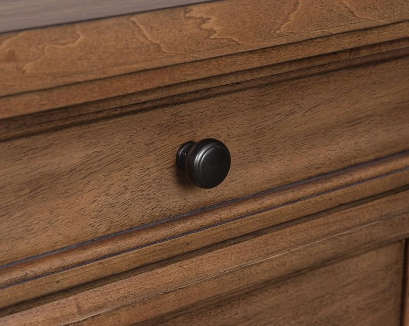 Rowlenstown Brown Dresser and Mirror - PCB824B1